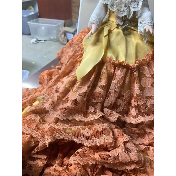 Vintage 40s-50s -Handmade Doll Gone With The Wind Style 11” - Picture 4 of 14